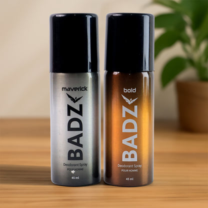 Badzlong-Lasting Premium Deodorant Body Spray For Men (1 Pc  Mixed Fragrance  45 Ml)