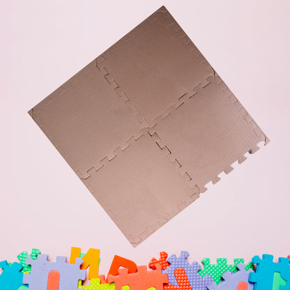 Kids Mats For Floor Soft Plush Foam Babies Puzzle Interlocking Play Mats For Crawling Playing Tile Mat Carpet Rug For Infants And Toddlers (Size - 63X63Cm  Set Of 4Pc)