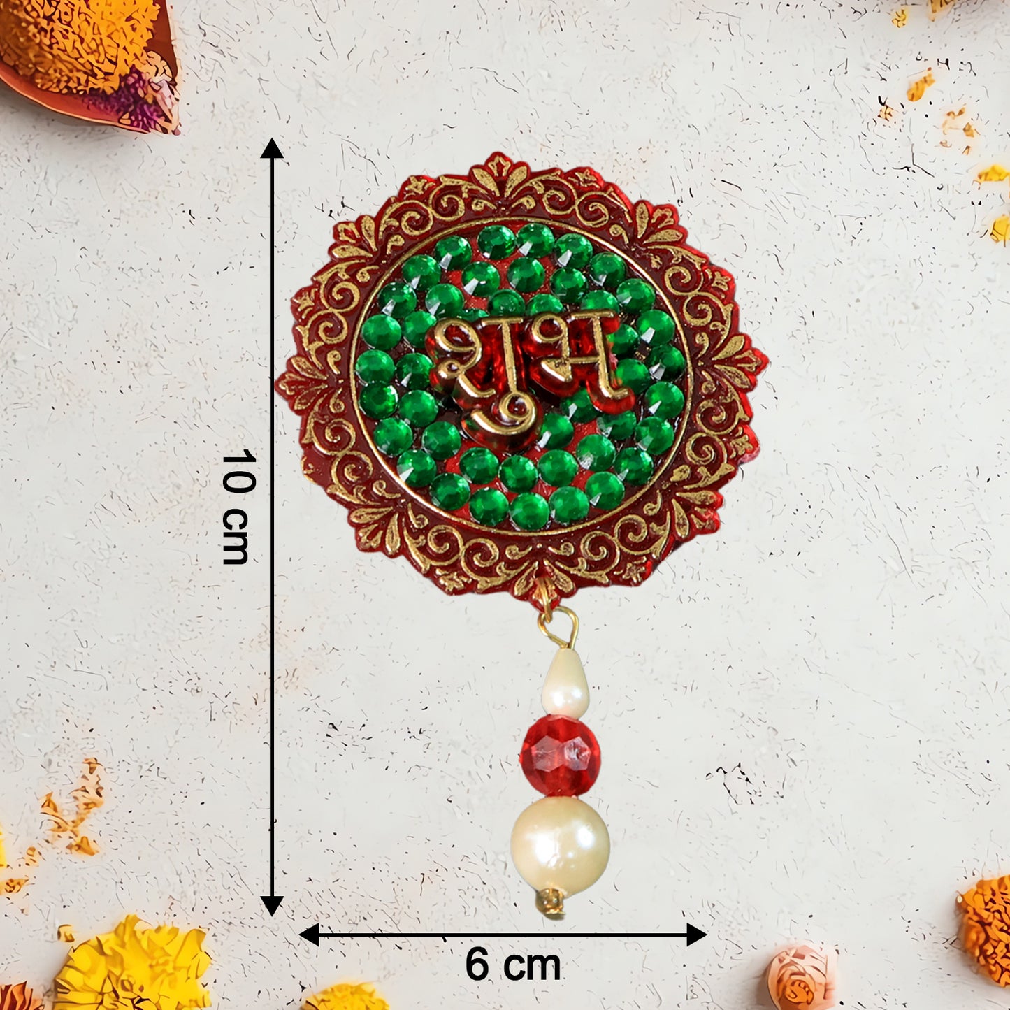 Shubhlabh Beaded Decorative Door Hanging (2 Pc)