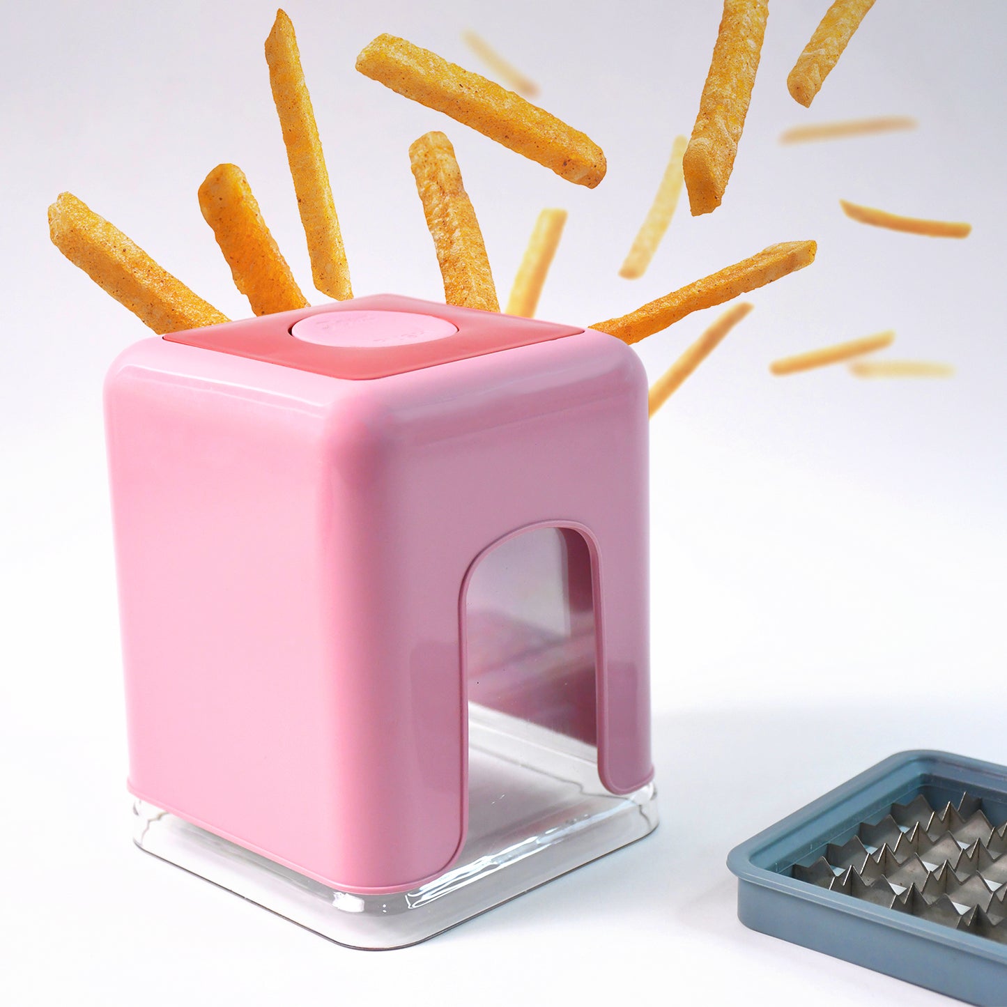 Apexheavy Duty Potato Chipser  Vegetable Chopper With Dual Blade Set