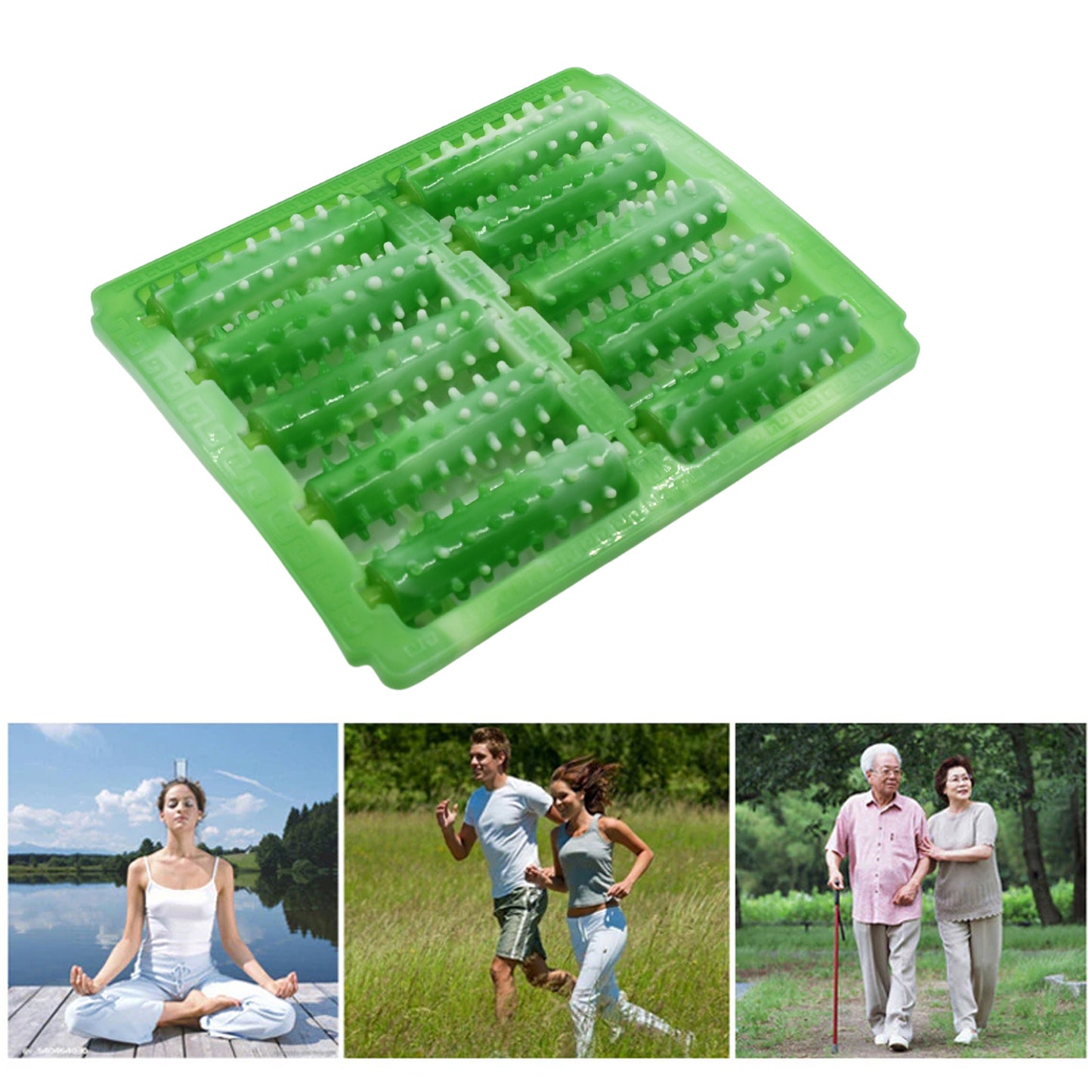 Massager Roller Deodorant Dual Plastic Foot Massager Roller Foot Massager Plantar Fasciitis Stress Heel And Arch Pain Deep Tissue Therapy With Reflexology Chart Acupressure For Foot
