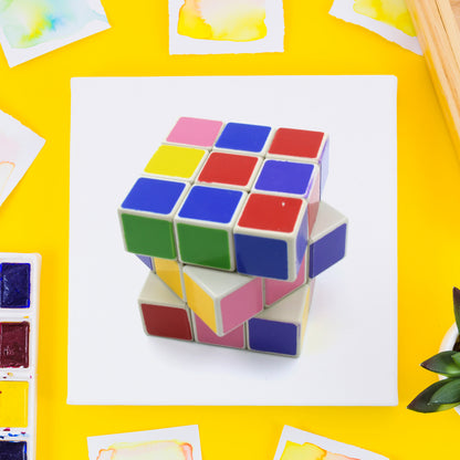 3X3X3 Cube Solving Kit - Includes Cube Formula Sheets Perfect For Beginners And Enthusiasts 3D Puzzles Game  Rubick Cube Puzzle Cubes  Rubix Cube (1 Pc )