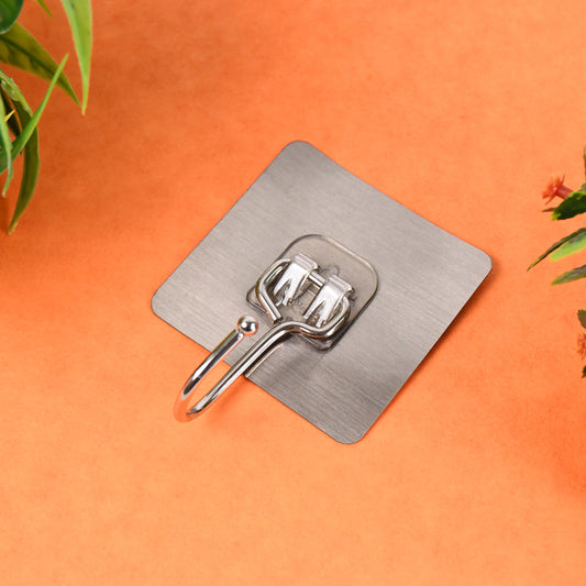 Largestainless Steel Self Adhesive Wall Hooks (1 Pc)