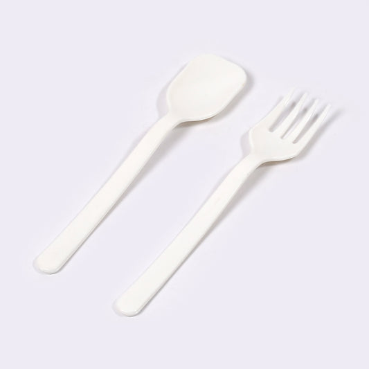 Plastic Forks  Spoon Cutlery-Utensils Parties Dinners Catering Services Family Gatherings ( Pack Of 2)