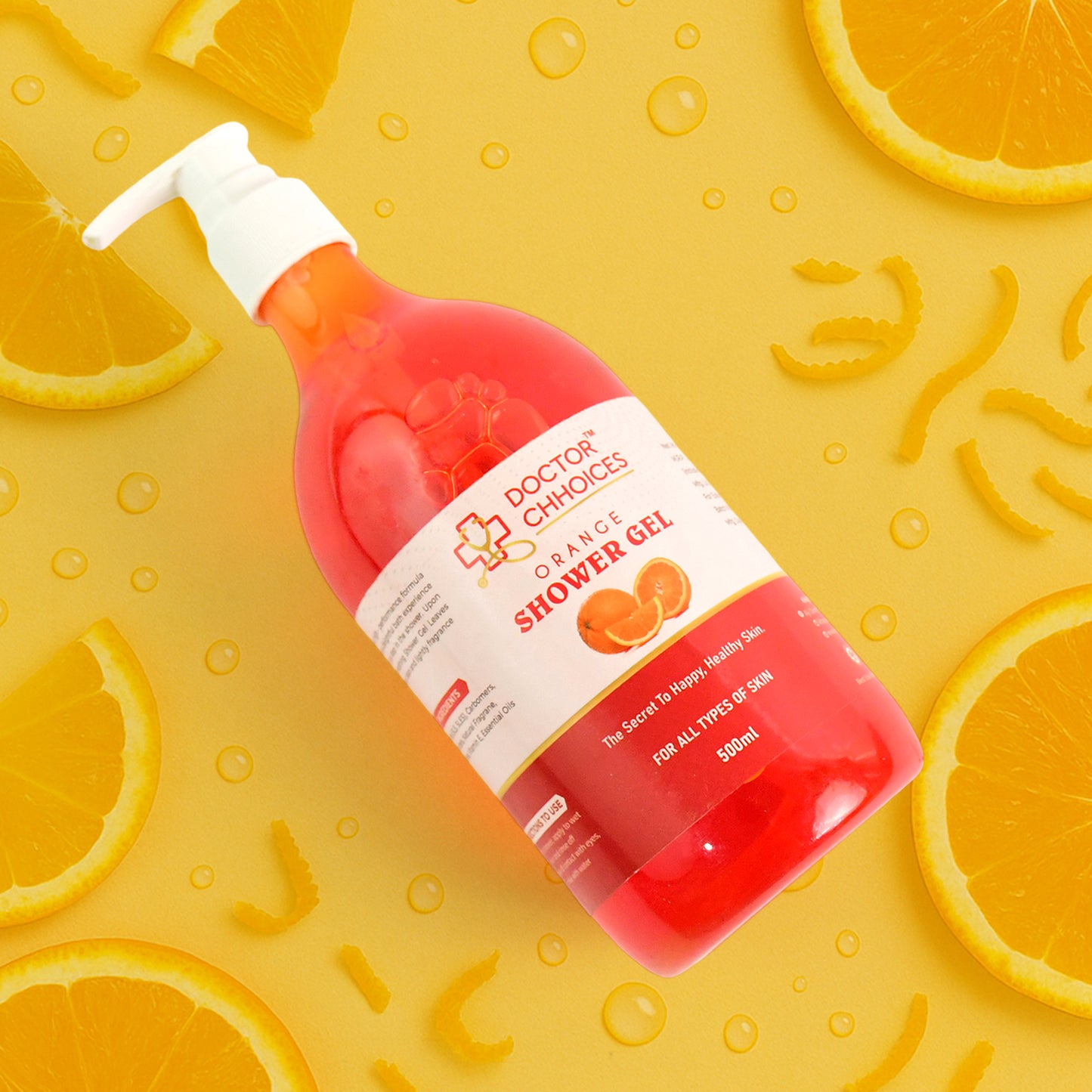 Doctor Chhoices Orange Shower Gel  500Ml (1 Pc)