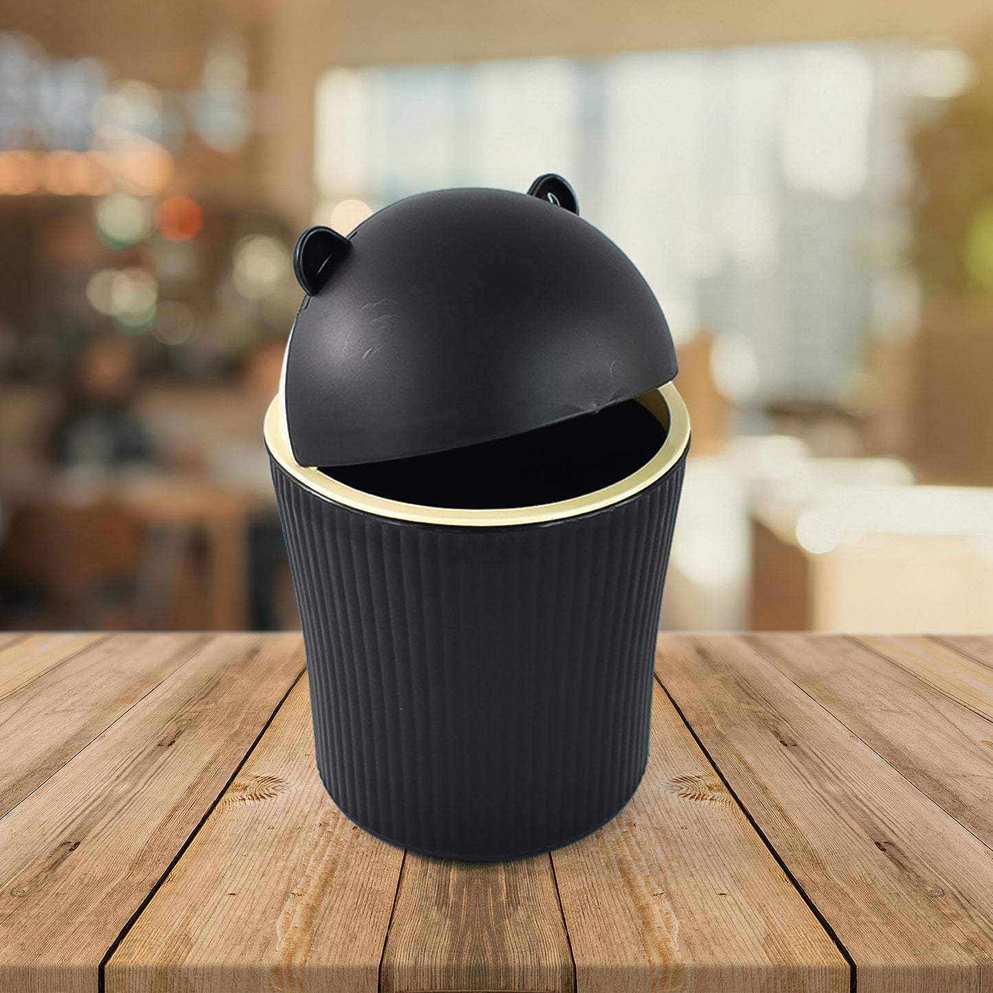 Apexmini Tabletop Dustbin (1 Pc  1200 Ml  Mix Color)