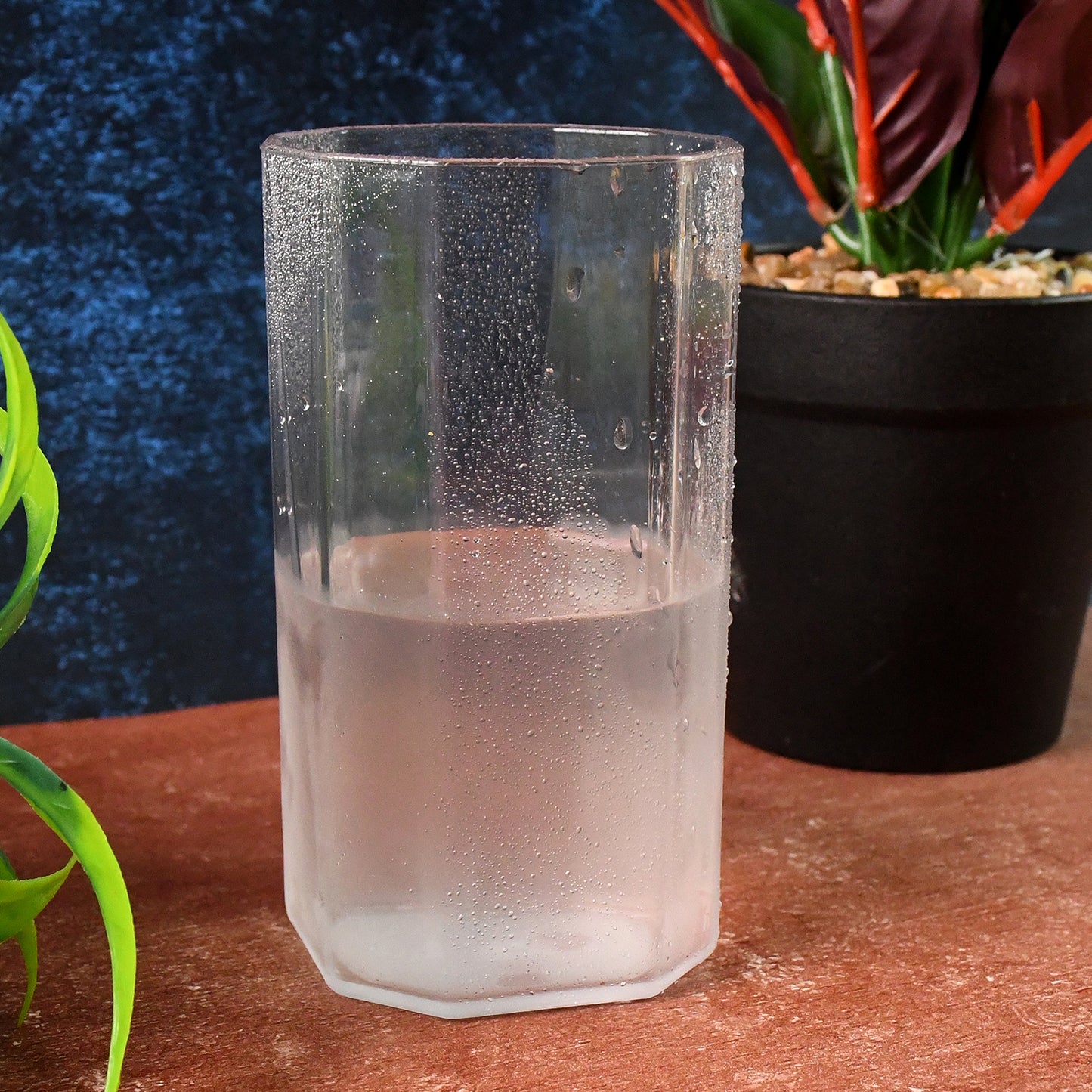Apexmerino N Glass Unbreakable Plastic Drinking Glass Set (6Pc300Ml) Approx