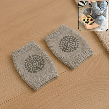 Lightgrey Toddler Wool Knit Leg Warmer (Knee Guard)