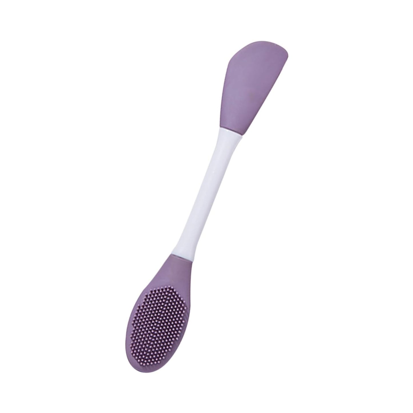 Double-Headed Silicone Mask Brush Face Cleansing And Applying Mud Mask Beauty Salon Special Brush Smear Tool Facial Scrub Silicone Wash Scrubber Face Tools (1 Pc)