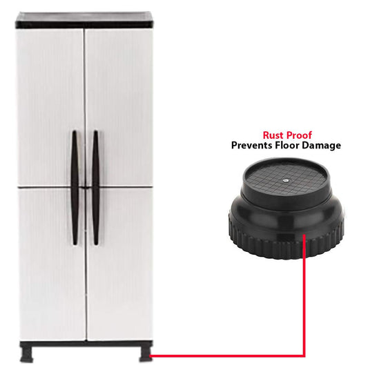 Multi-Purpose 4 Pieces Round Plastic Legs Foot And Stand