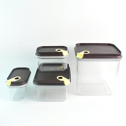 Ritupush N Lock Airtight Food Storage Container Set (4 Pc)
