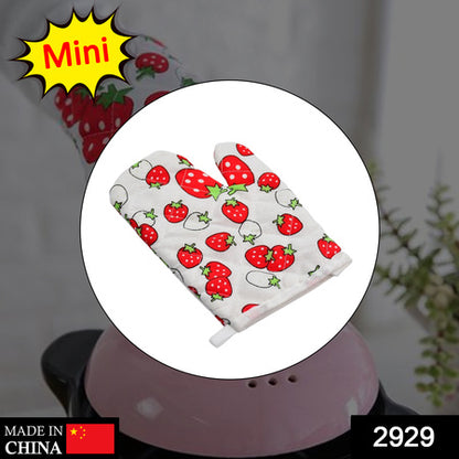 Designer Multicoloured Oven Mitt And Pot Holder