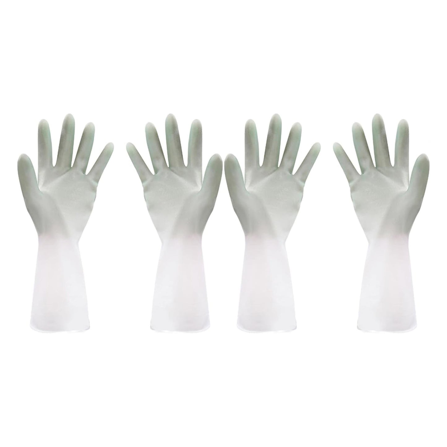 Latexhousehold Gloves (2 Pair  Mix Color)