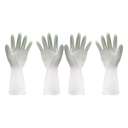 Latexhousehold Gloves (2 Pair  Mix Color)