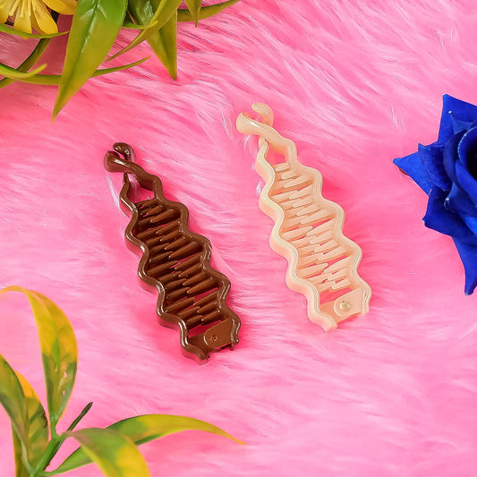 Plastic Hair Claw Clips Strong Clips (1 Pc  Mix Color)