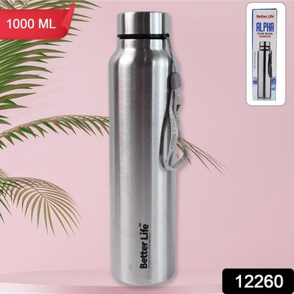 Stainless Steel Double Wall Vacuum-Insulated Drink Water Bottle (1000 Ml)