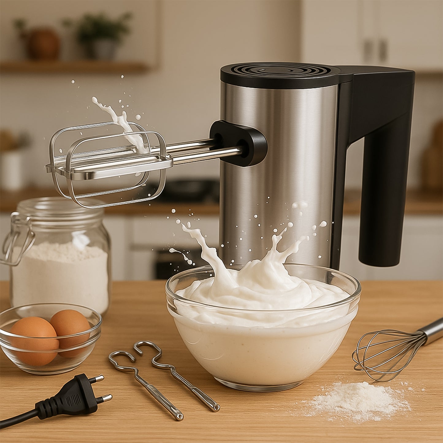 Orbitstainless Steel Electric Hand Mixer - 450W