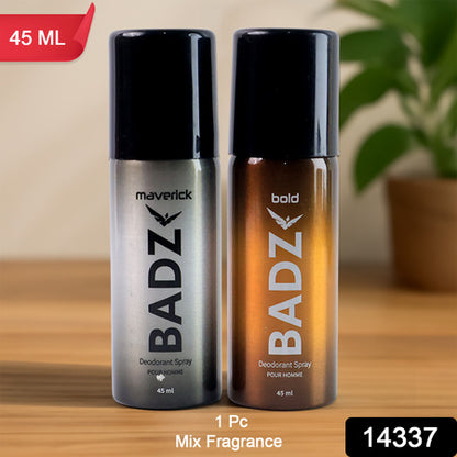 Badzlong-Lasting Premium Deodorant Body Spray For Men (1 Pc  Mixed Fragrance  45 Ml)