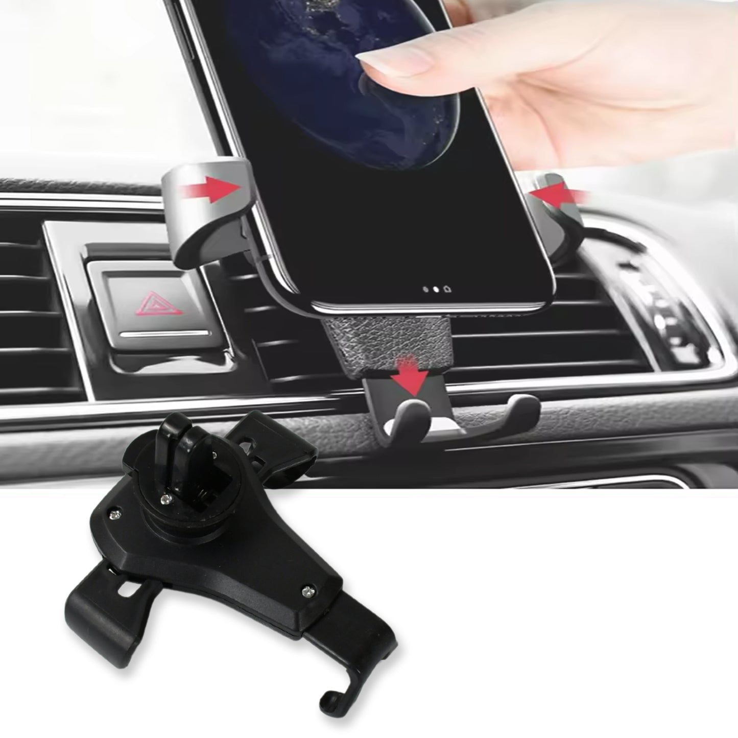 Mobile Phone Holder For Car Phone Holder For Cars Cell Phone Mount For Car Multifunctional Car Mobile Phone Stand Car Cell Phone Holder Auto Phone Holder Air Outlet Car Holder