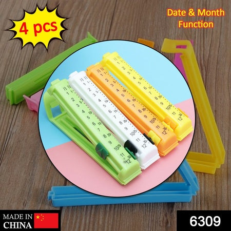 4 Pc Food Sealing Clip Used For Sealing Of Packed Food Stuffs And Items To Prevent Them From Contamination.