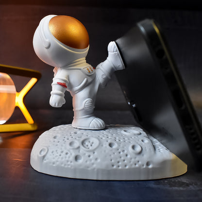Mobile Holder Astronaut Phone Stand Planet Creative Fun 3D Design (1 Pc)