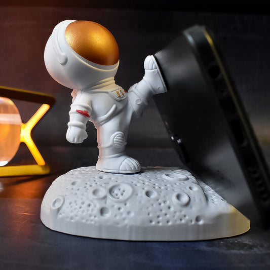 Mobile Holder Astronaut Phone Stand Planet Creative Fun 3D Design (1 Pc)