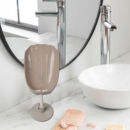 Soap Dish Wall Mounted Soap Dish No-Drilling Soap Holder Self Draining Waterfall Soap Tray Bar Soap Holder For Showerbathroom Soap Holder For Shower Adjustable Removable Soap Holder