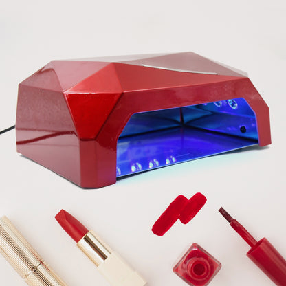 36Wled Nail Dryer Curing Nail Polish Uv Gel Diamond Shaped Nail Dryers (1 Pc)