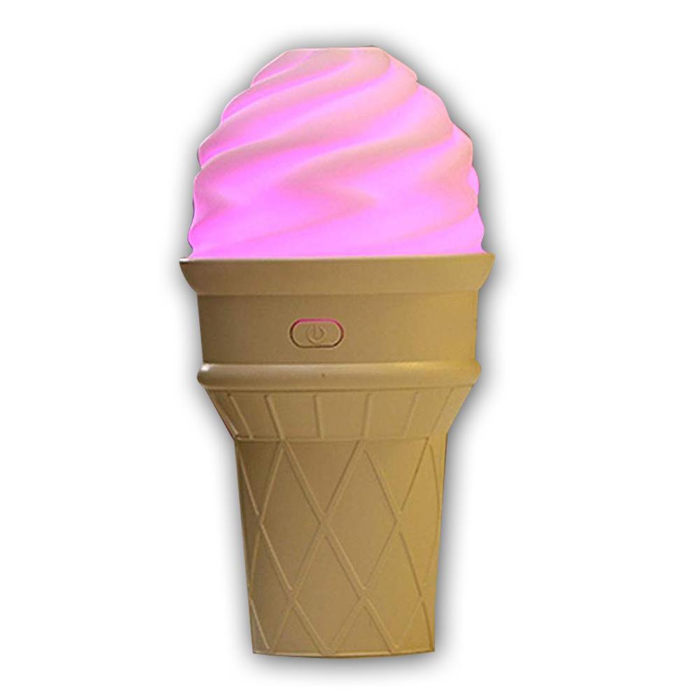 Ice Cream Design Led Humidifier For Freshening Air  Fragrance (Multicoloured)