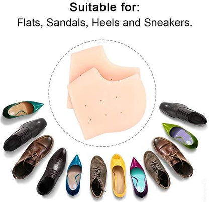 Anti Crack Silicon Gel Heel Moisturizing Socks For Foot Care Men Women (Loose Pack)
