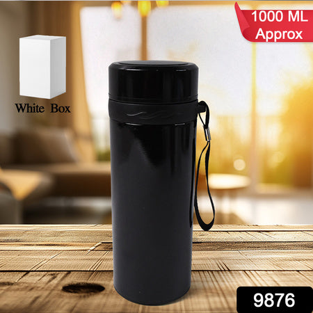 Stainless Steel Vacuum Thermos Flask Bottle (1000Ml Approx  1 Pc)