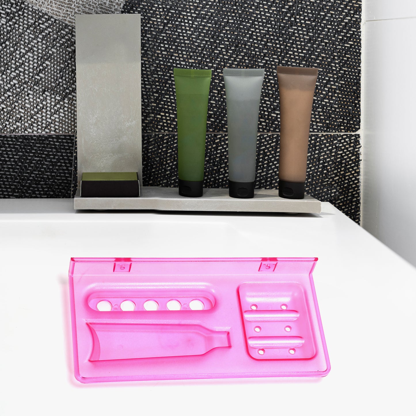 Shop A Wide Range Of Bathroom Ware Products From Pure Source India In This Pack There Coming 3In1 Glass Soap Dish Which Is Suitable To Use On Stand.