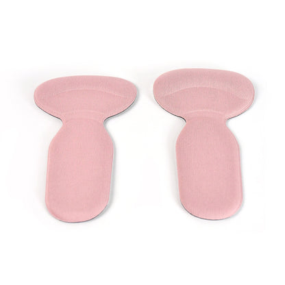 2 In1 T Shaped Silicone Self Adhesive Shoe Heel Pads Insoles (1 Pair)