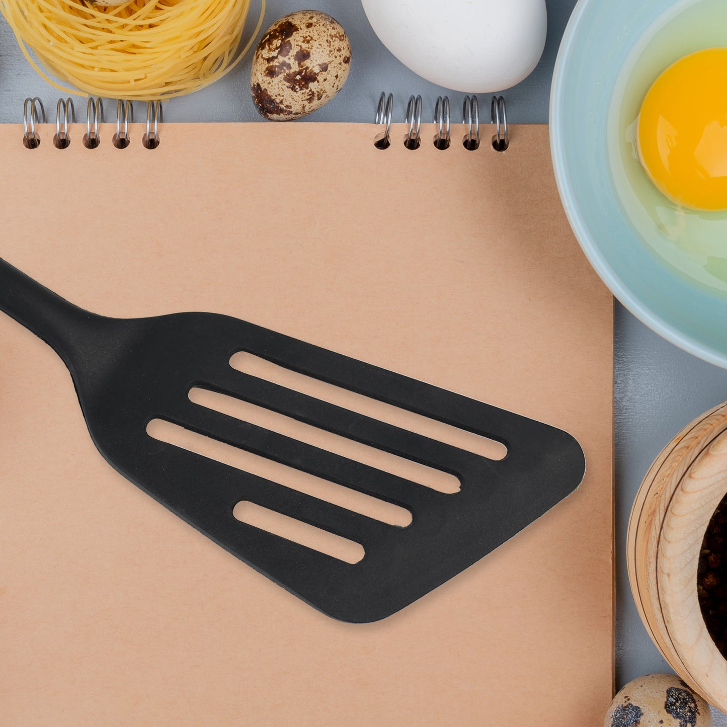 Silicon Non-Stick Heat Resistant Kitchen Turner Premium Turner ( 1Pc )