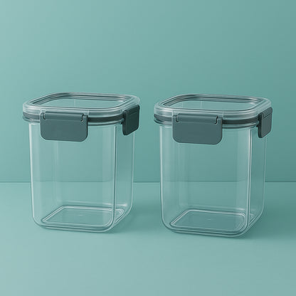Apexpress N Lock Airtight Food Storage Container Set (2Pc900Ml) Approx