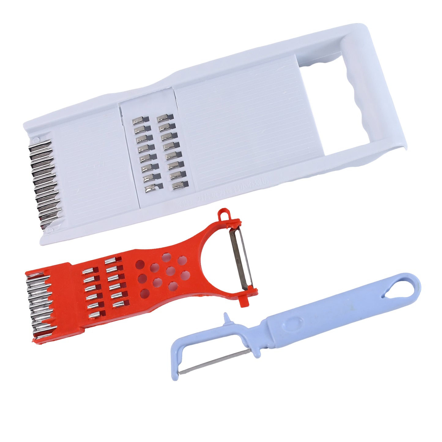 3 In1 Kitchen Set Grater Base Slicing Attachment And Peeler (3 Pcs Set)