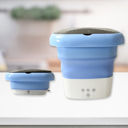 Folding Washing Machine Mini Portable Washing Machine Deep Cleaning Mini Foldable Washing Machine Suitable For Socks Underwear Baby Clothes  Other (1 Pc)