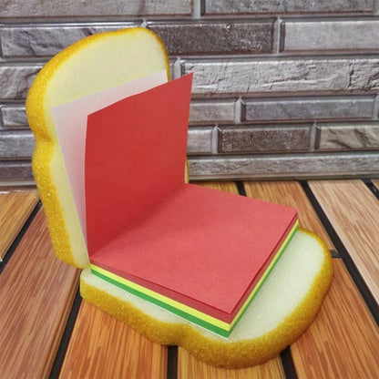 Sandwich Shaped Notepad  Sticky Notes  Memo Pads Unique Mini Notes (Multicolor)