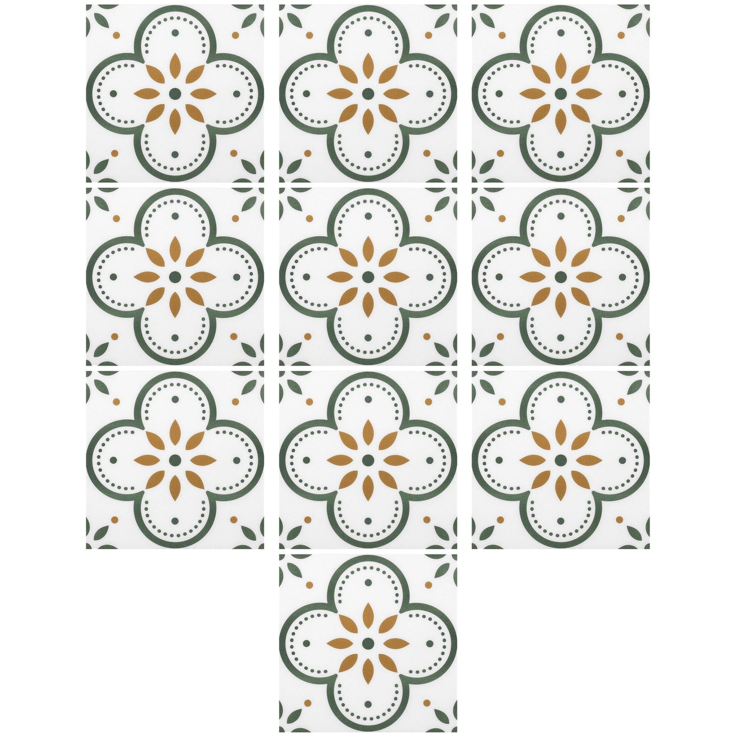 Peeland Stick Floor Tiles Kitchen  Bathroom Backsplash Sticker Detachable Waterproof Diy Tile Stickers For Wall Decoration Tiles Home Decoration (8X8 Inch  1 Pc Tiles)