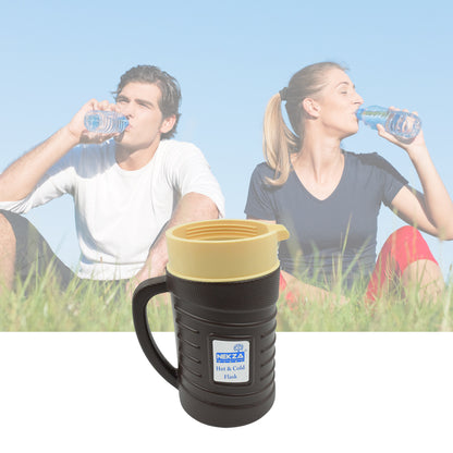 Thermos Insulated Flask Or Hot Kettle  Plastic Innner Steel Insulated Tea Kettle Hot And Cold Premium Tea Kettle Kettle  Easy To Carry  Leak Proof  Tea Jug  Coffee Jug  Water Jug  Hot Beverag (1200 Ml 1700Ml )