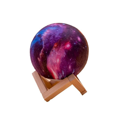 3D 2 In 1 Led Printed Moon Lamp  Aroma Diffuser (1 Pc)