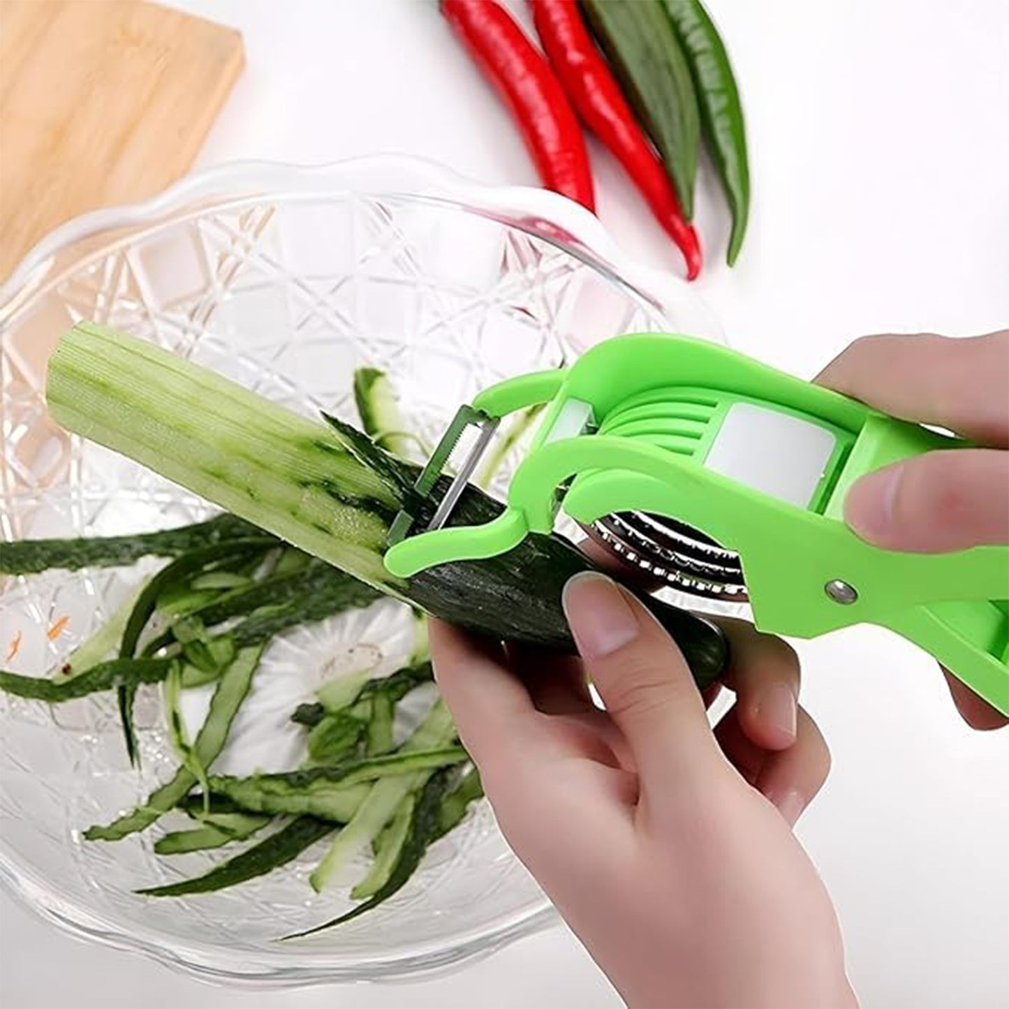 2-In-1 Multipurpose Handheld Vegetable Cutter