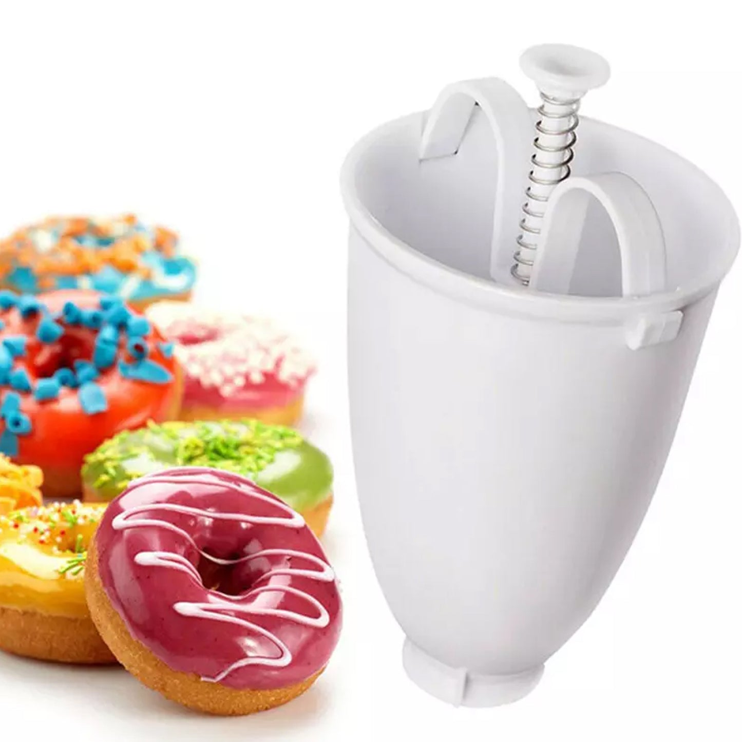 Mini Donut Maker Dispenser - Plastic Vadameduwada Maker