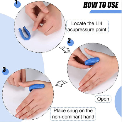 Sugarcontrol Acupressure Hand Pressure Point Clip Migraine Relief Clip With Magnets (1 Pc)