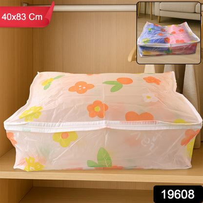 Large Blanket Storage Bag With Zipper  40X83 Cm