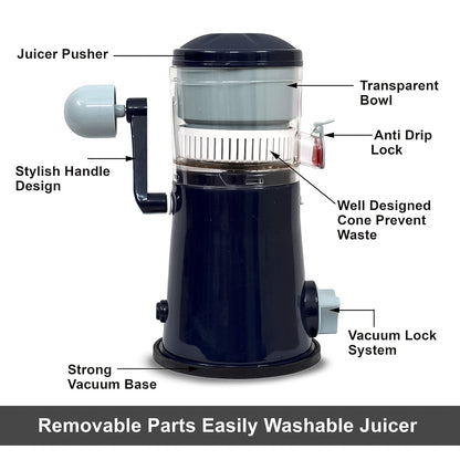 Riturapid Hand Juicer Machine For Fruits And Vegetables