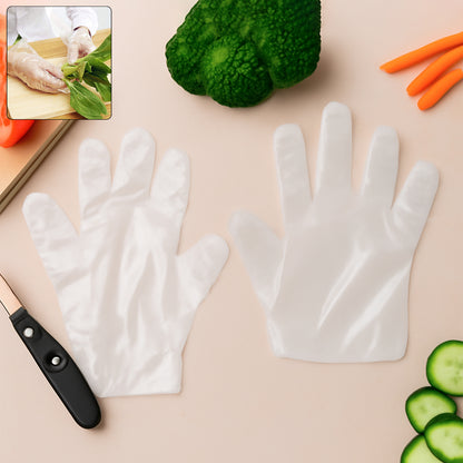 Eco-Friendly Kitchen Hand Gloves Disposal Hand Gloves Free Size (100 Pc)