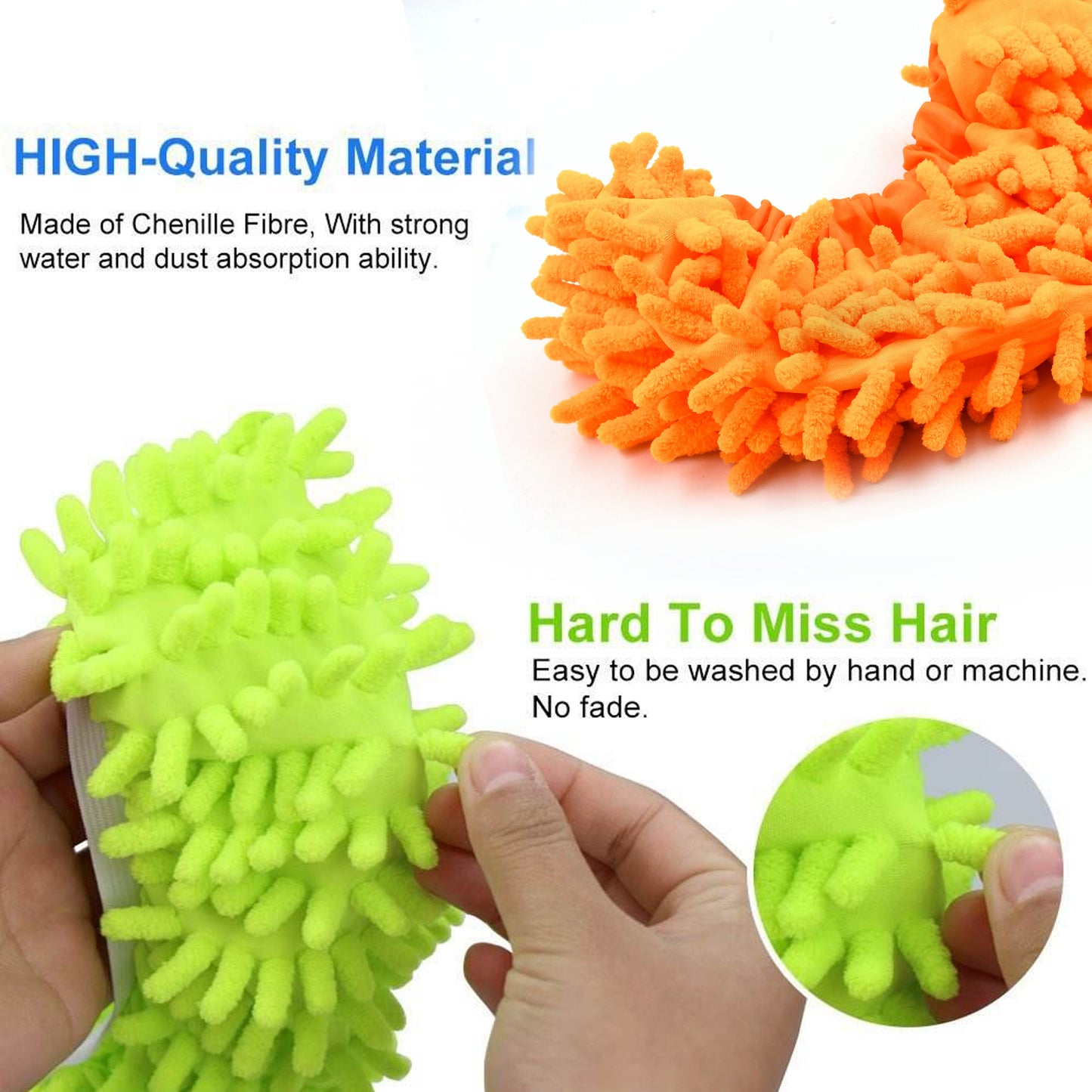 1Pc Mop Slipper Shoes Cover Floor Dust Cleaning Household Wiping Mops Head Floor Cleaning Shoes Cover For House