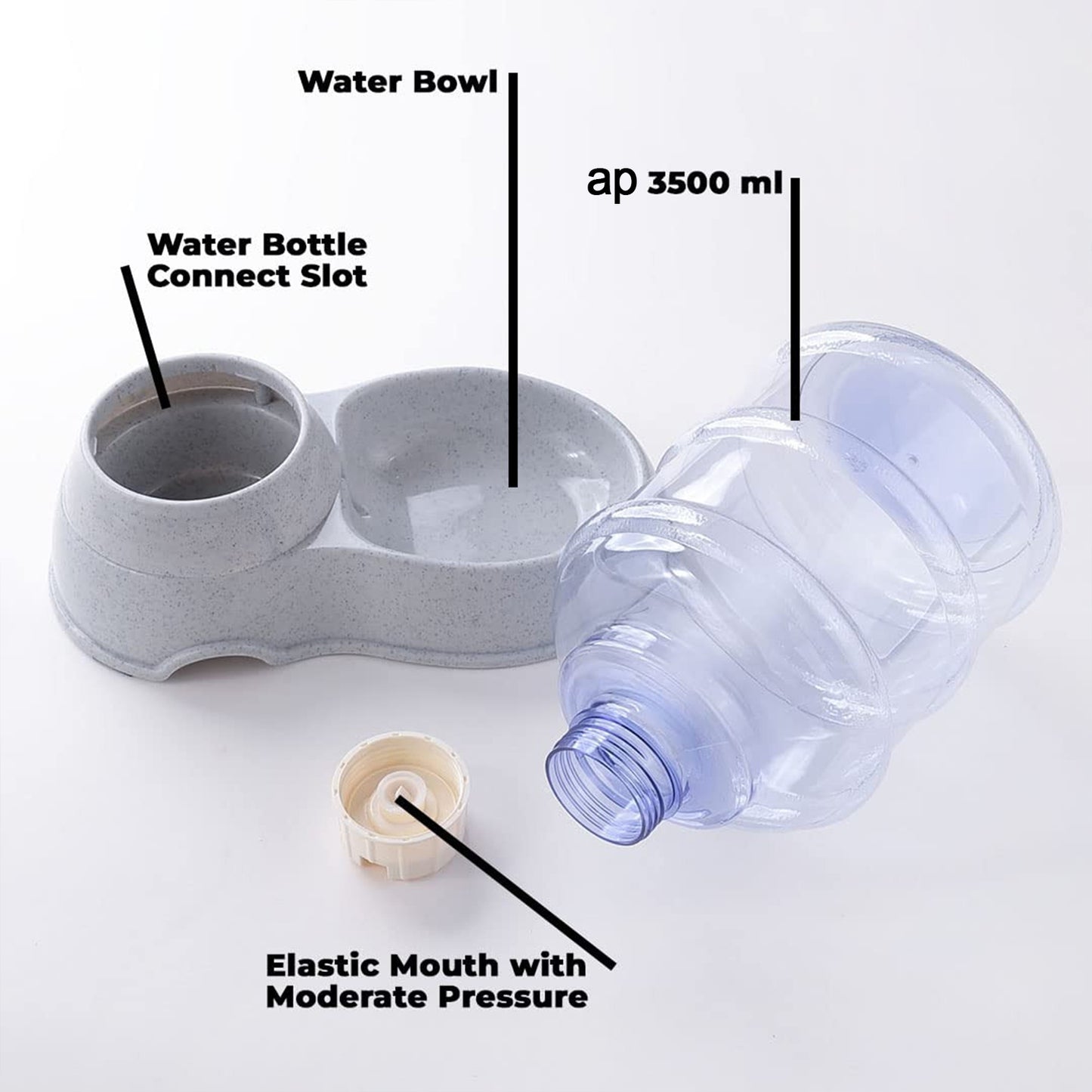 Automatic Pet Water Dispenser Self-Dispensing Gravity Pet Feeder Water Cat Dog Feeding Bowl Drinking Water