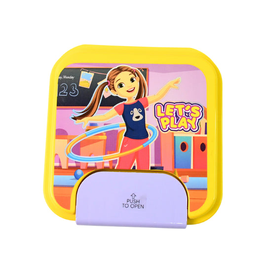 Kidslunch Box Set With Small Inner Container Spoon  Fork (1 Pc)